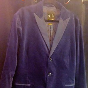 Blue Velvet Tux Jacket